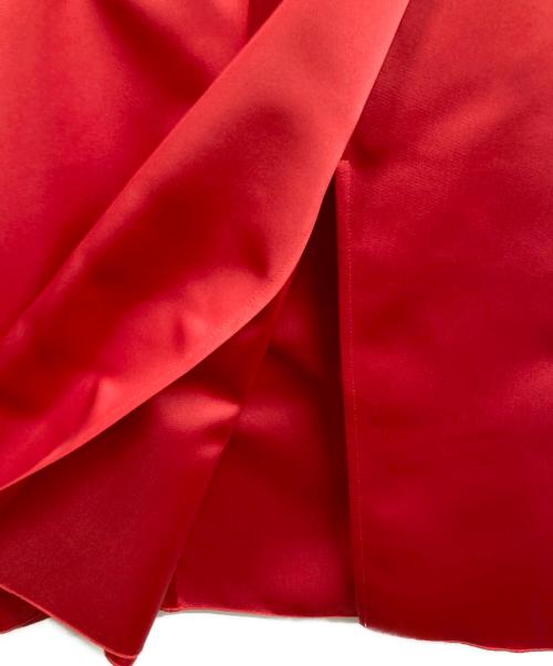 N°21（ヌメロヴェントゥーノ）N°21 (ヌメロヴェントゥーノ) フレアスカート レッド サイズ:38 未使用品の古着・服飾アイテム