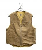 CarHarttカーハート）の古着「80Sダックベスト」｜ベージュ