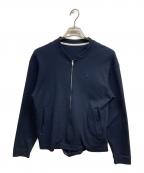 LACOSTEラコステ）の古着「メッシュダブルフェイスジャケット」｜ネイビー