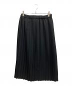 mizuiro-indミズイロインド）の古着「プリーツスカート」｜ブラック