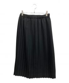 mizuiro-ind（ミズイロインド）の古着「プリーツスカート」｜ブラック