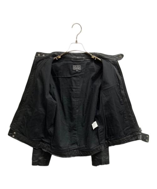 BLUE WORK（ブルーワーク）BLUE WORK (ブルーワーク) レザージャケット ブラック サイズ:XSの古着・服飾アイテム