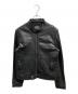 BLUE WORK（ブルーワーク）の古着「レザージャケット」｜ブラック