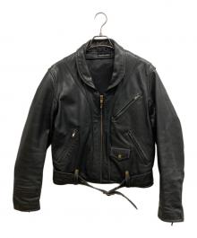 Hysteric Glamour（ヒステリックグラマー）の古着「カウレザージャケット」｜ブラック