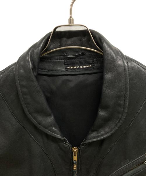 Hysteric Glamour（ヒステリックグラマー）Hysteric Glamour (ヒステリックグラマー) カウレザージャケット ブラック サイズ:FREEの古着・服飾アイテム