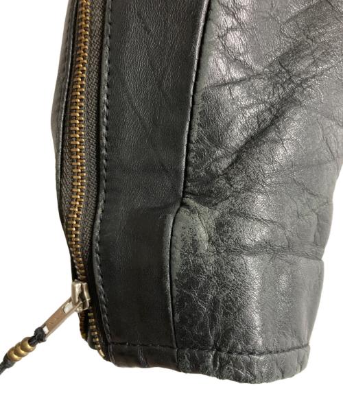 Hysteric Glamour（ヒステリックグラマー）Hysteric Glamour (ヒステリックグラマー) カウレザージャケット ブラック サイズ:FREEの古着・服飾アイテム