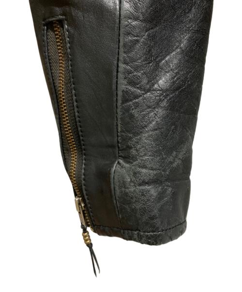 Hysteric Glamour（ヒステリックグラマー）Hysteric Glamour (ヒステリックグラマー) カウレザージャケット ブラック サイズ:FREEの古着・服飾アイテム