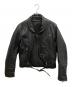 Hysteric Glamour（ヒステリックグラマー）の古着「カウレザージャケット」｜ブラック
