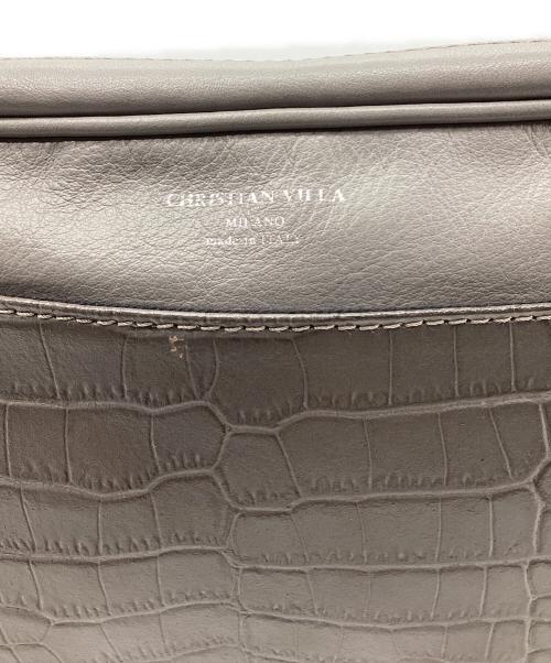 CHRISTIAN VILLA（クリスチャンヴィラ）CHRISTIAN VILLA (クリスチャンヴィラ) ショルダーバッグ グレーの古着・服飾アイテム