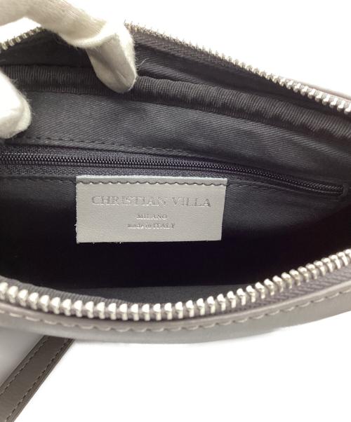CHRISTIAN VILLA（クリスチャンヴィラ）CHRISTIAN VILLA (クリスチャンヴィラ) ショルダーバッグ グレーの古着・服飾アイテム