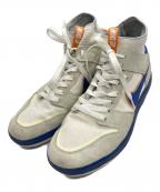NIKE SB×Medicom BE@RBRICKナイキエスビー×）の古着「ZOOM DUNK HIGH ELITE/Medicom BE@RBRICK/NIKE SB」｜ベージュ×ブルー