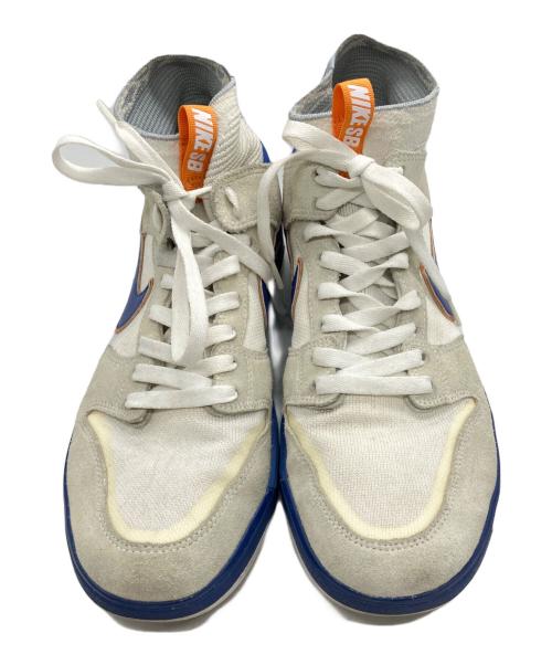 NIKE SB（ナイキエスビー）NIKE SB (ナイキエスビー) Medicom BE@RBRICK ZOOM DUNK HIGH ELITE/	Medicom BE@RBRICK/NIKE SB ベージュ×ブルー サイズ:28の古着・服飾アイテム