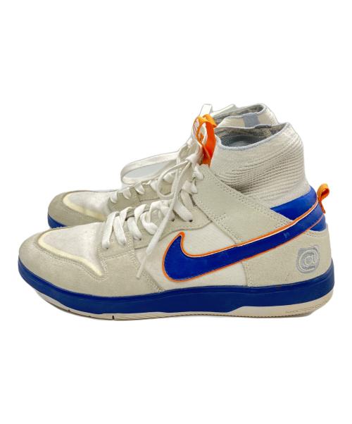 NIKE SB（ナイキエスビー）NIKE SB (ナイキエスビー) Medicom BE@RBRICK ZOOM DUNK HIGH ELITE/	Medicom BE@RBRICK/NIKE SB ベージュ×ブルー サイズ:28の古着・服飾アイテム