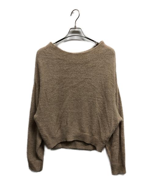 Noble（ノーブル）Noble (ノーブル) ドライミックスモールプルオーバー ベージュ サイズ:FREEの古着・服飾アイテム