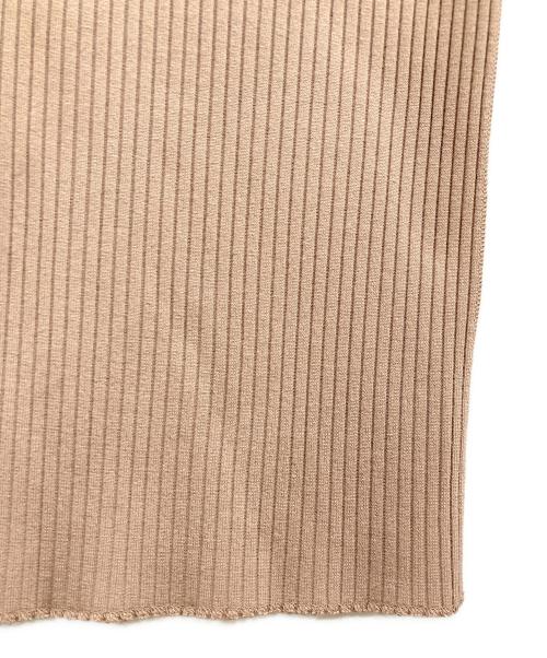 Noble（ノーブル）Noble (ノーブル) トタンテレコタイトスカート 16 ベージュ サイズ:36の古着・服飾アイテム
