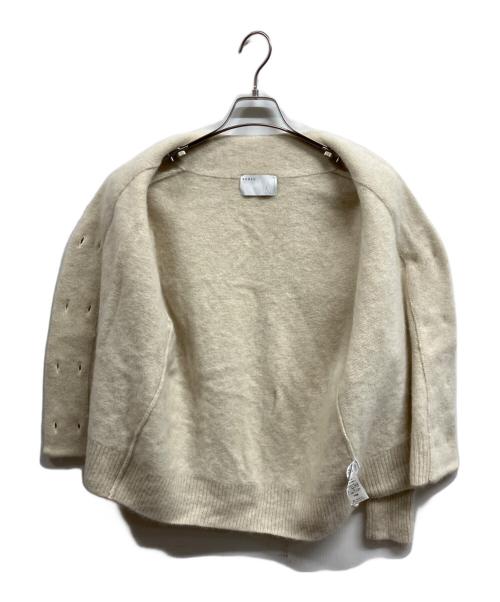Noble（ノーブル）Noble (ノーブル) ヤク ダブルボタンニットカーディガン アイボリー サイズ:Freeの古着・服飾アイテム