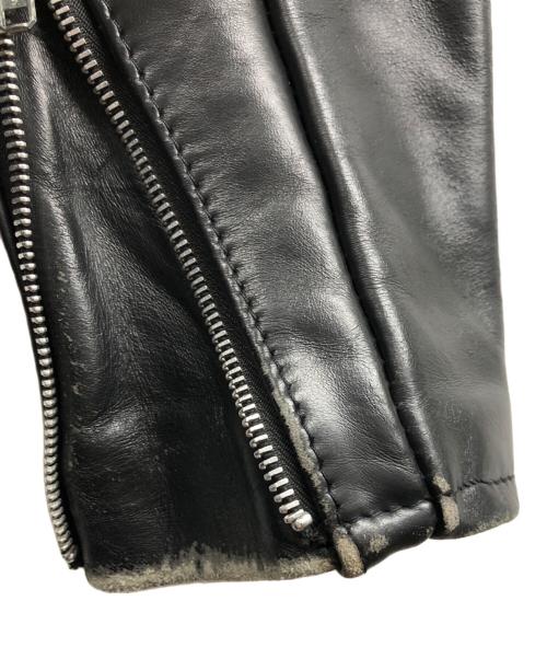 Schott（ショット）Schott (ショット) ライナー付シングルライダースジャケット ブラック サイズ:36の古着・服飾アイテム