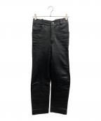 HARLEY-DAVIDSONハーレーダビッドソン）の古着「レザーパンツ」｜ブラック