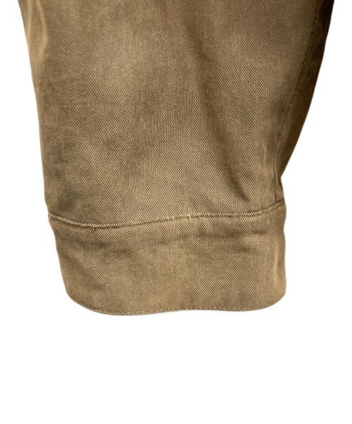 NAUTICA（ノーティカ）NAUTICA (ノーティカ) レザーカラージップアップジャケット ベージュ サイズ:Lの古着・服飾アイテム