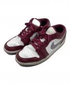 NIKEナイキ）の古着「AIR JORDAN 1 LOW」｜ホワイト×レッド