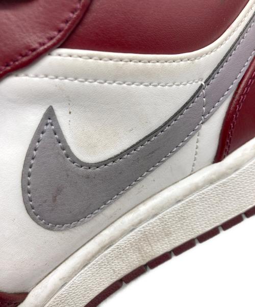 NIKE（ナイキ）NIKE (ナイキ) AIR JORDAN 1 LOW ホワイト×レッド サイズ:28の古着・服飾アイテム