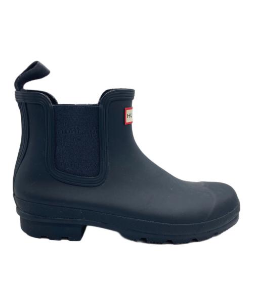 HUNTER（ハンター）HUNTER (ハンター) オリジナル チェルシー ブーツ ネイビー サイズ:UK9の古着・服飾アイテム