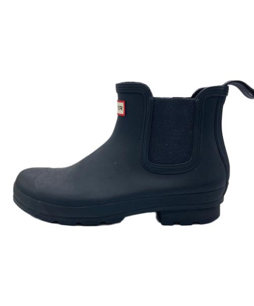 HUNTER（ハンター）HUNTER (ハンター) オリジナル チェルシー ブーツ ネイビー サイズ:UK9の古着・服飾アイテム