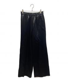 EVERYDAY I LIKE.（エヴリデイ アイ ライク）の古着「VERONA サテンパンツ」｜ブラック