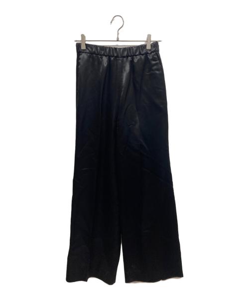 EVERYDAY I LIKE.（エヴリデイ アイ ライク）EVERYDAY I LIKE. (エヴリデイ アイ ライク) VERONA サテンパンツ ブラック サイズ:38の古着・服飾アイテム