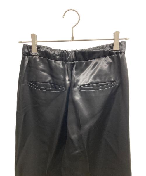 EVERYDAY I LIKE.（エヴリデイ アイ ライク）EVERYDAY I LIKE. (エヴリデイ アイ ライク) VERONA サテンパンツ ブラック サイズ:38の古着・服飾アイテム