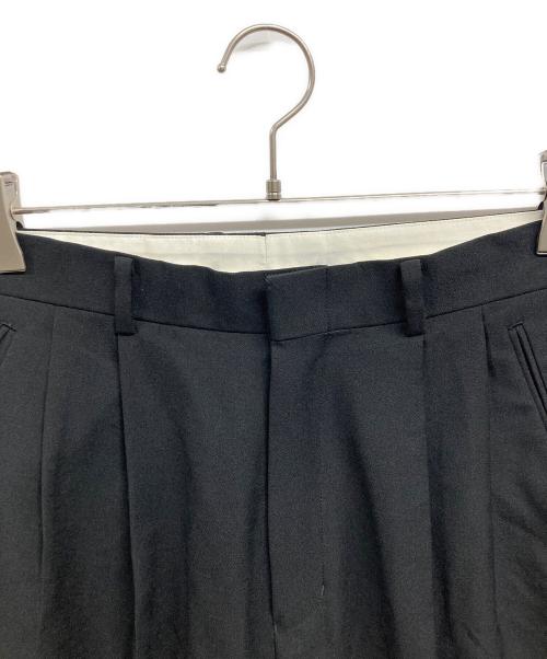 N.HOOLYWOOD（エヌ ハリウッド）N.HOOLYWOOD (エヌ ハリウッド) 2TUCK SLACKS ブラック サイズ:36の古着・服飾アイテム