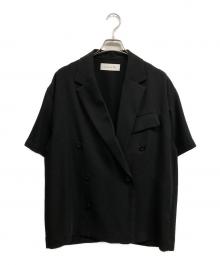 CULLNI（クルニ）の古着「ショートスリーブダブルジャケット」｜ブラック