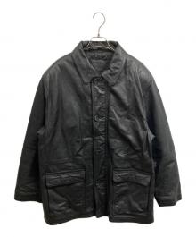 U.S.AIR FORCE（ユーエスエアフォース）の古着「カウレザージャケット」｜ブラック