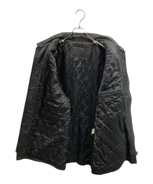 U.S.AIR FORCE（ユーエスエアフォース）U.S.AIR FORCE (ユーエスエアフォース) カウレザージャケット ブラック サイズ:Mの古着・服飾アイテム