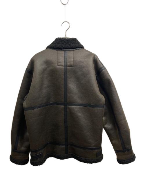 ALPHA（アルファ）ALPHA (アルファ) B－3ムートンジャケット ブラック サイズ:Lの古着・服飾アイテム
