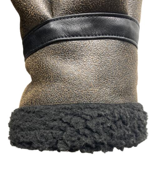 ALPHA（アルファ）ALPHA (アルファ) B－3ムートンジャケット ブラック サイズ:Lの古着・服飾アイテム