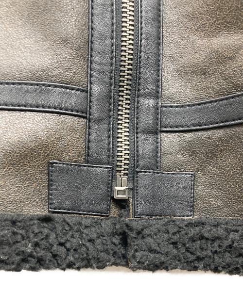 ALPHA（アルファ）ALPHA (アルファ) B－3ムートンジャケット ブラック サイズ:Lの古着・服飾アイテム