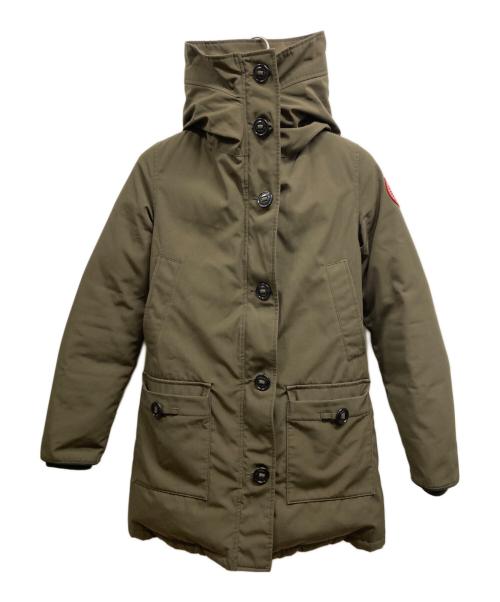 CANADA GOOSE（カナダグース）CANADA GOOSE (カナダグース) BRONTE PARKA カーキ サイズ:Mの古着・服飾アイテム
