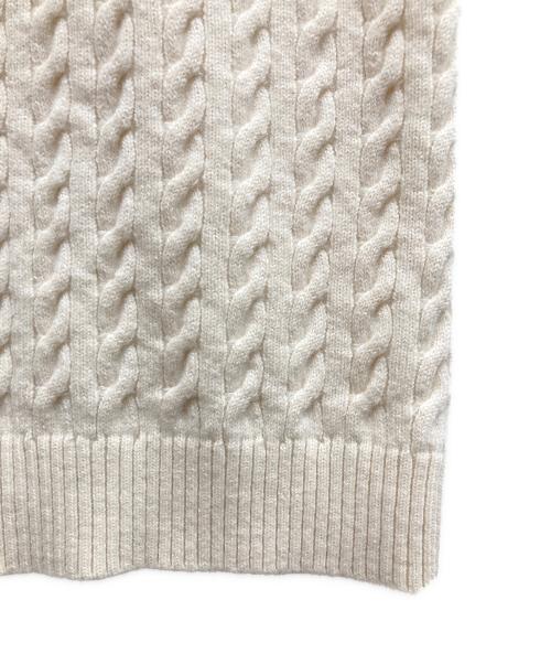 FRED PERRY（フレッドペリー）FRED PERRY (フレッドペリー) チルデンニットベスト ホワイト サイズ:Mの古着・服飾アイテム