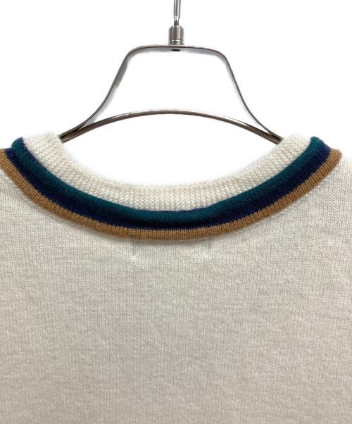 FRED PERRY（フレッドペリー）FRED PERRY (フレッドペリー) チルデンニットベスト ホワイト サイズ:Mの古着・服飾アイテム