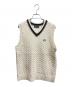 FRED PERRY（フレッドペリー）の古着「チルデンニットベスト」｜ホワイト