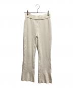 MUSE de Deuxieme Classeミューズ ドゥーズィエム クラス）の古着「Diner B RIB リブニットパンツ」｜アイボリー