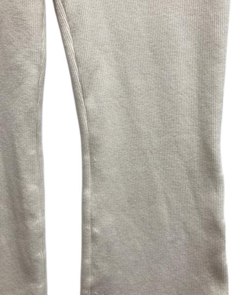 MUSE de Deuxieme Classe（ミューズ ドゥーズィエム クラス）MUSE de Deuxieme Classe (ミューズ ドゥーズィエム クラス) Diner B RIB リブニットパンツ アイボリー サイズ:36の古着・服飾アイテム