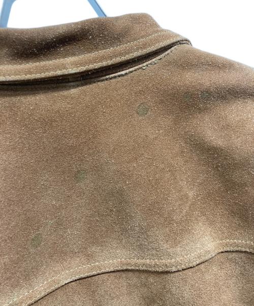 DIESEL（ディーゼル）DIESEL (ディーゼル) スウェードレザージャケット ベージュ サイズ:Mの古着・服飾アイテム