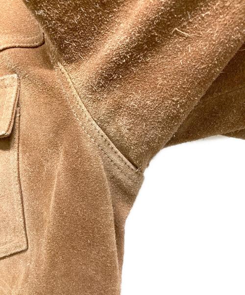 DIESEL（ディーゼル）DIESEL (ディーゼル) スウェードレザージャケット ベージュ サイズ:Mの古着・服飾アイテム