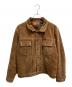 DIESEL（ディーゼル）の古着「スウェードレザージャケット」｜ベージュ