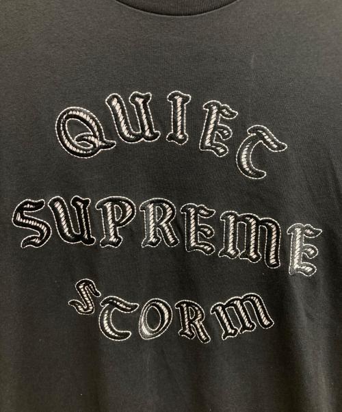 SUPREME（シュプリーム）Supreme (シュプリーム) Quiet Storm S/S Top ブラック サイズ:Lの古着・服飾アイテム