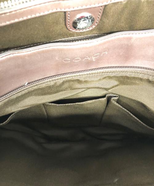COACH（コーチ）COACH (コーチ) 2WAYレザーバッグ ブラウンの古着・服飾アイテム