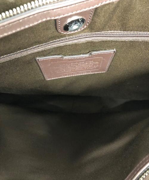 COACH（コーチ）COACH (コーチ) 2WAYレザーバッグ ブラウンの古着・服飾アイテム