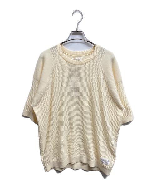 ORGUEIL（オルゲイユ）ORGUEIL (オルゲイユ) 半袖ニット アイボリー サイズ:42 未使用品の古着・服飾アイテム